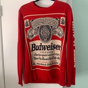 VINTAGE Budweiser sweater!! ♥️